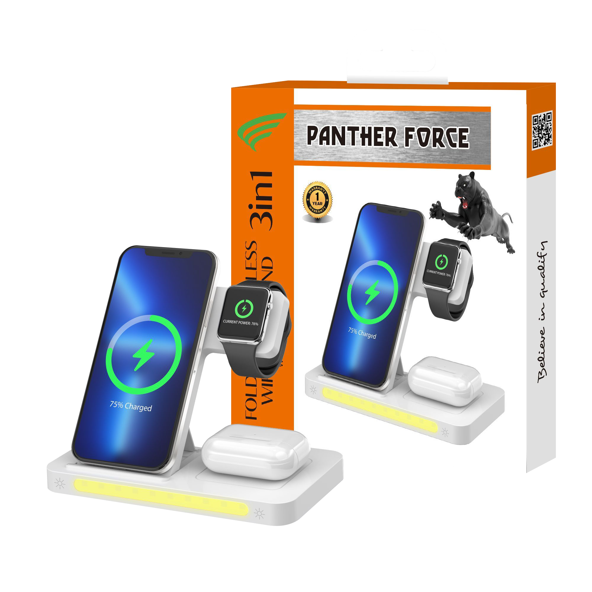 PF213- PANTHER FORCE 3 IN 1 WIRELESS CHARGE PF213- PANTHER FORCE 3 IN 1 WIRELESS CHARGE